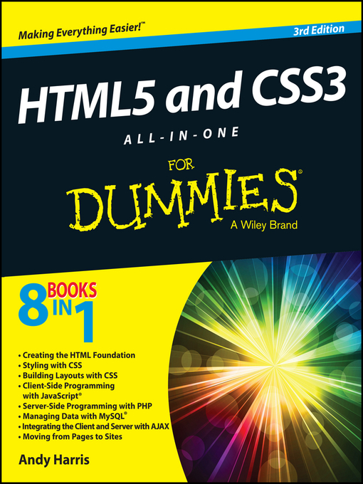 Title details for HTML5 and CSS3 All-in-One For Dummies by Andy Harris - Wait list